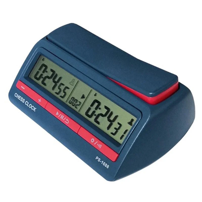 Professional Advanced Chess Digital Timer Chess Clock Count Up Down Board Game Clock PS-1688