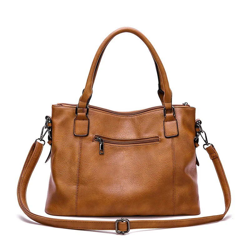 2024 New Arrival Wholesale Fashion Vintage Tote Bag Women's Large Capacity Handbag Simple Style Evening Party Hot Sale Bags