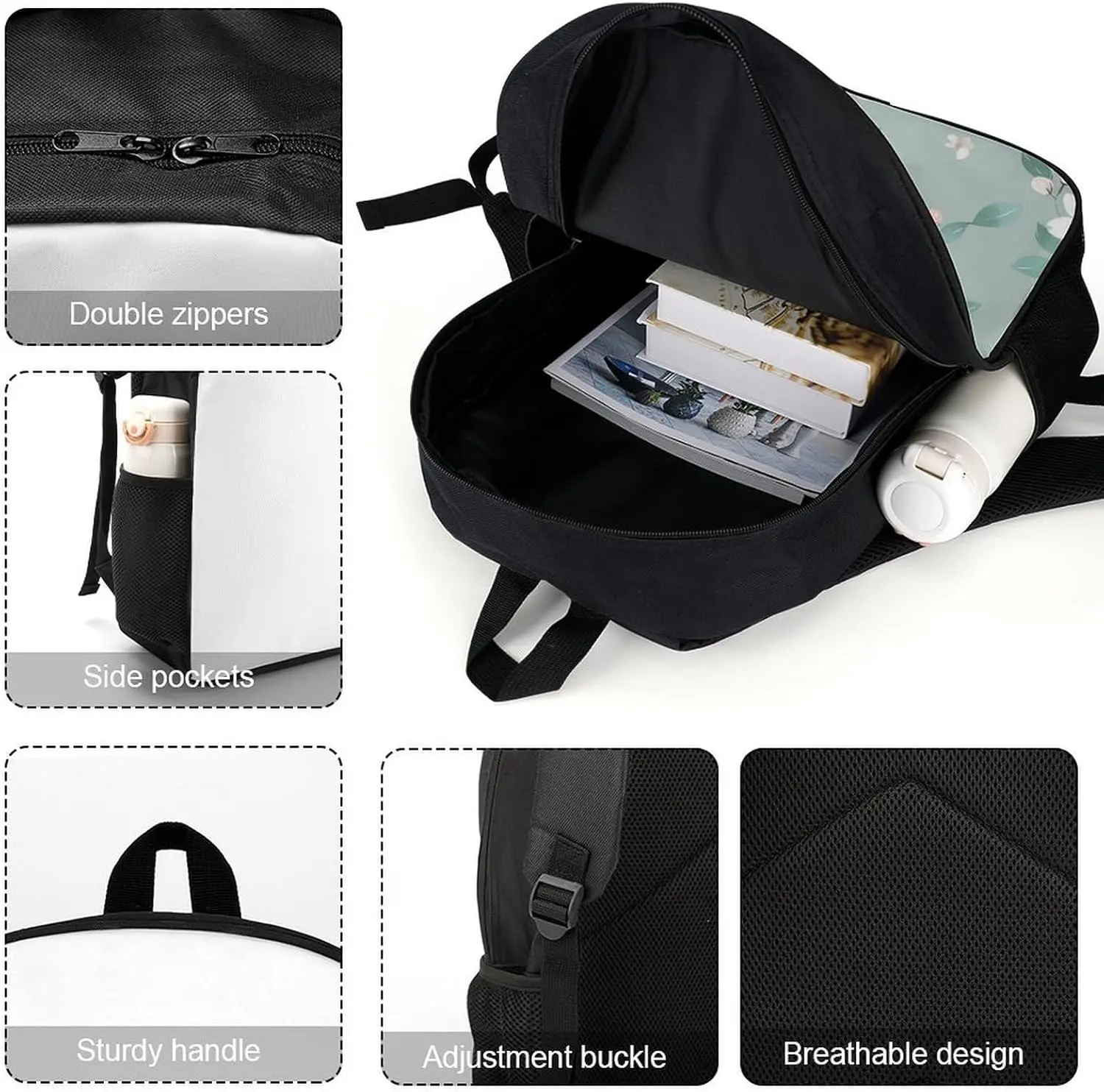 Green Tree Pattern Bookbag - Ultra Lightweight Portable Backpack Work Travel Backpack For Men Women Fits Notebook