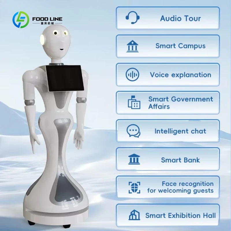 Factory Price Commercial Reception Robot Cheap AI Service Welcome Robot for Retail Businesses