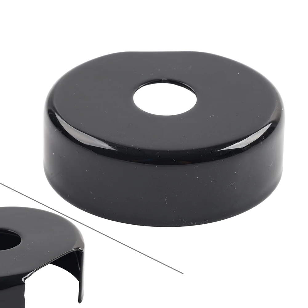 Motorbike Fuel Valve Shut Off Plate Cover Metal Black For Honda VT1100C2 VTX1300S VT750C/CD