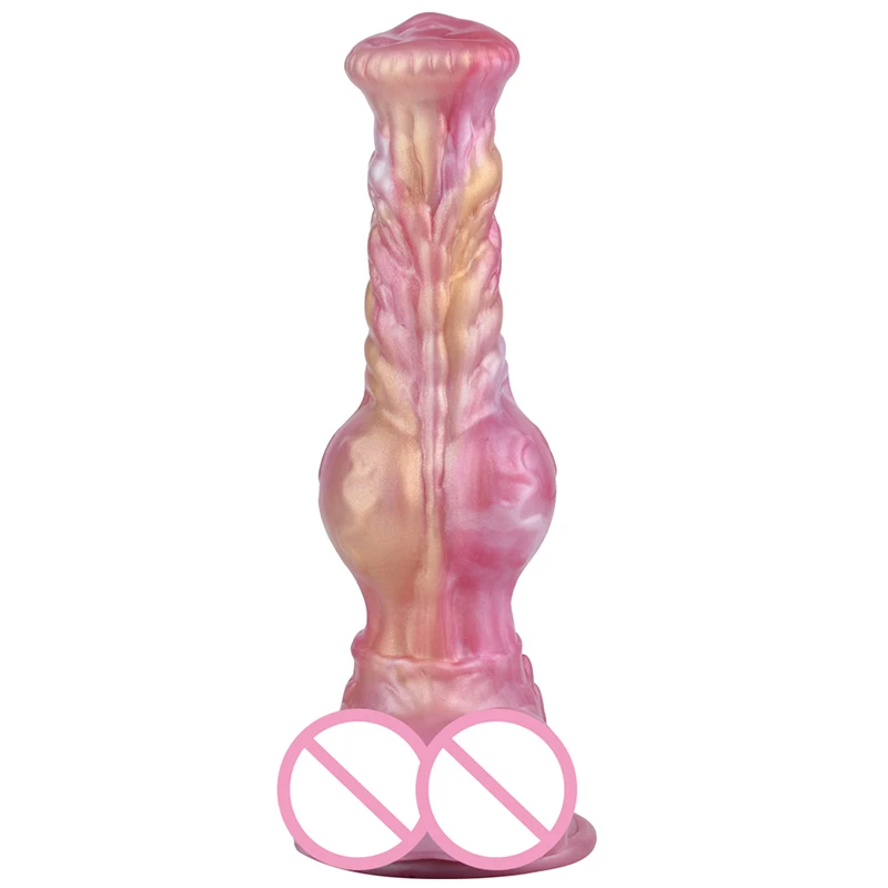 21*5.8cm Soft Monster Dog Vibrator Dildo Hound Penis Vibration Dick Women Masturbator Adult Sex Toys for Pussy Prostate Sexshop