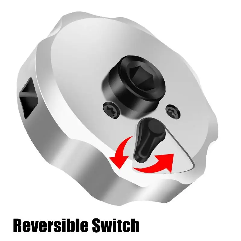 Steel Portable Palm Mini Ratchet 3-in-1 Socket Screwdriver Hand Tool Ratchet Screw 1/4 Inch All-in-one Ratchet Wrench