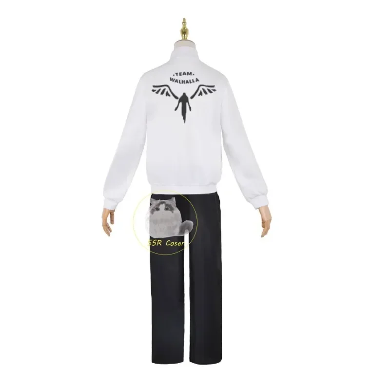 Anime Kazutora Hanemiya Cosplay Tokyo Revengers Cosplay Costumes Coat Jacket Pants Valhalla Uniform Halloween Costume Wig Adults image 3