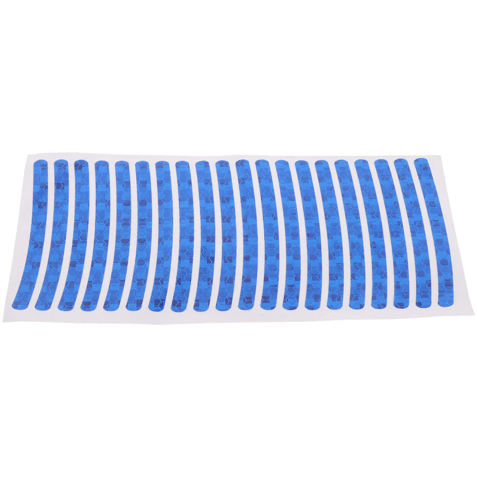 

20Pcs Reflective Car Wheel Rim Stickers PVC Weatherproof Fade Proof Adhesive Mount for Night Driving Safety Vehicle Styling