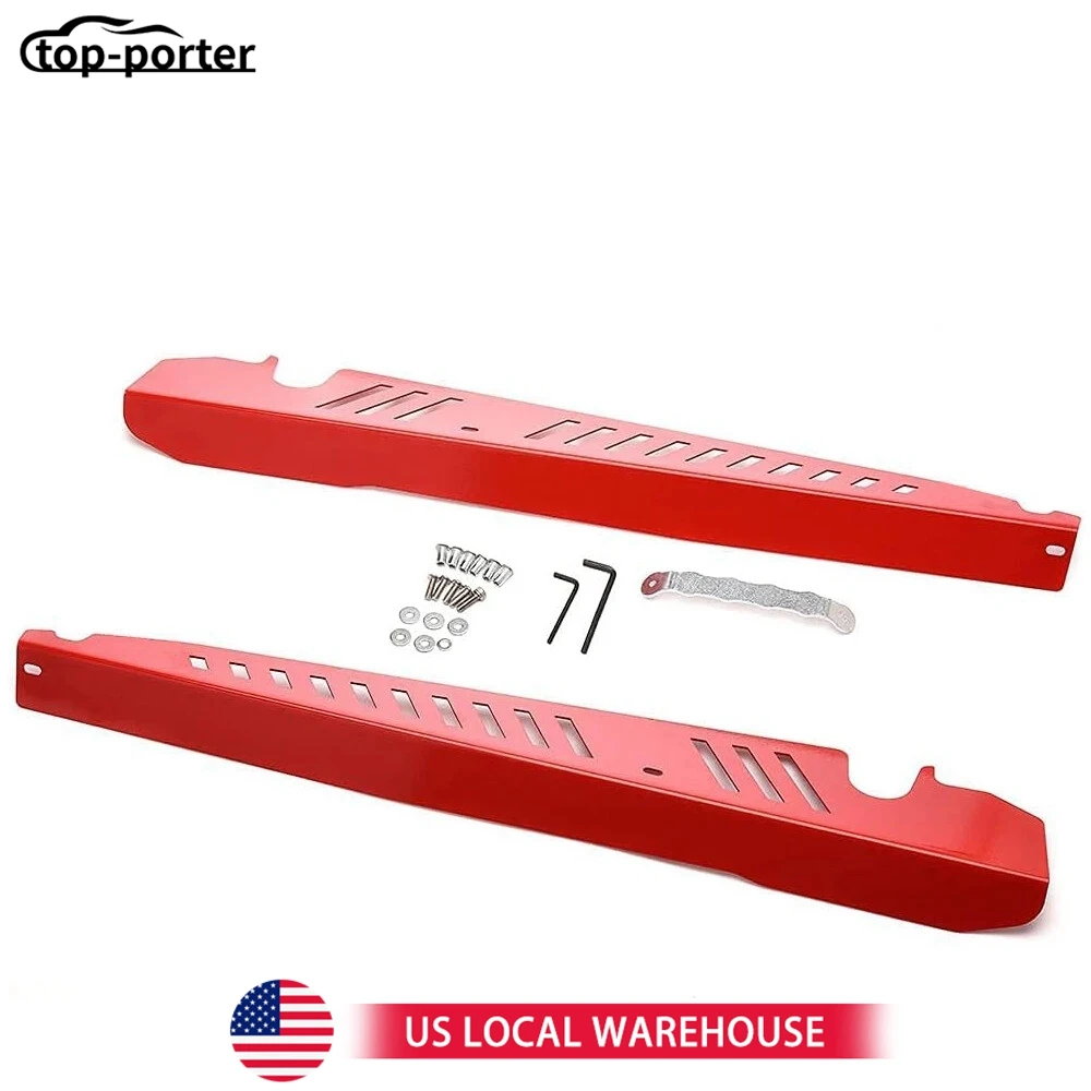 

1Set For WRX and STI 2015-2020 NEW Red Performance Fender Shrouds Panel For 2015-2020 Fit