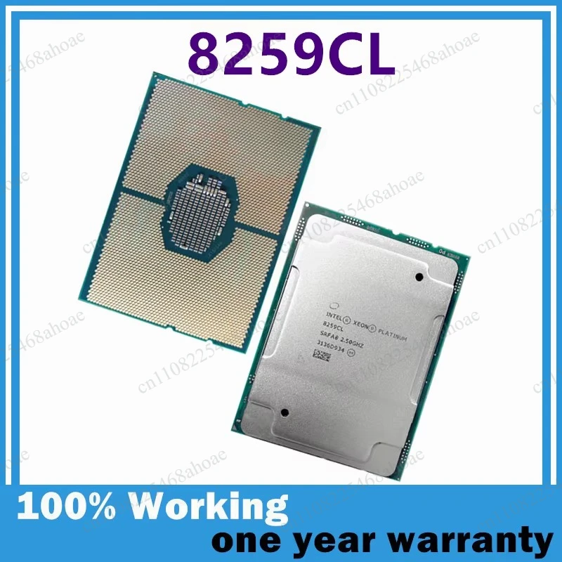 Xeon 8259CL Server CPU Processor, 24 Cores 48 Threads 2.5GHz 35.75MB Cache 210W LGA3647