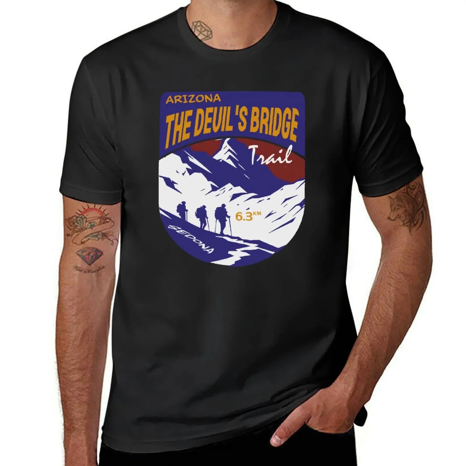 Devil's Bridge Trail Sedona T-Shirt cute clothes sublime aesthetic clothes fruit of the loom mens t shirts