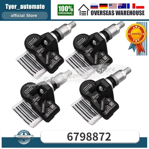 Para BMW 5 F10 6 F12 7 X3 F25 7 Z4 E89 MINI Roadster R59 ROLS ROYCE Ghost TPMS Sensor de monitoreo de presión de neumáticos 433Mhz 6798872