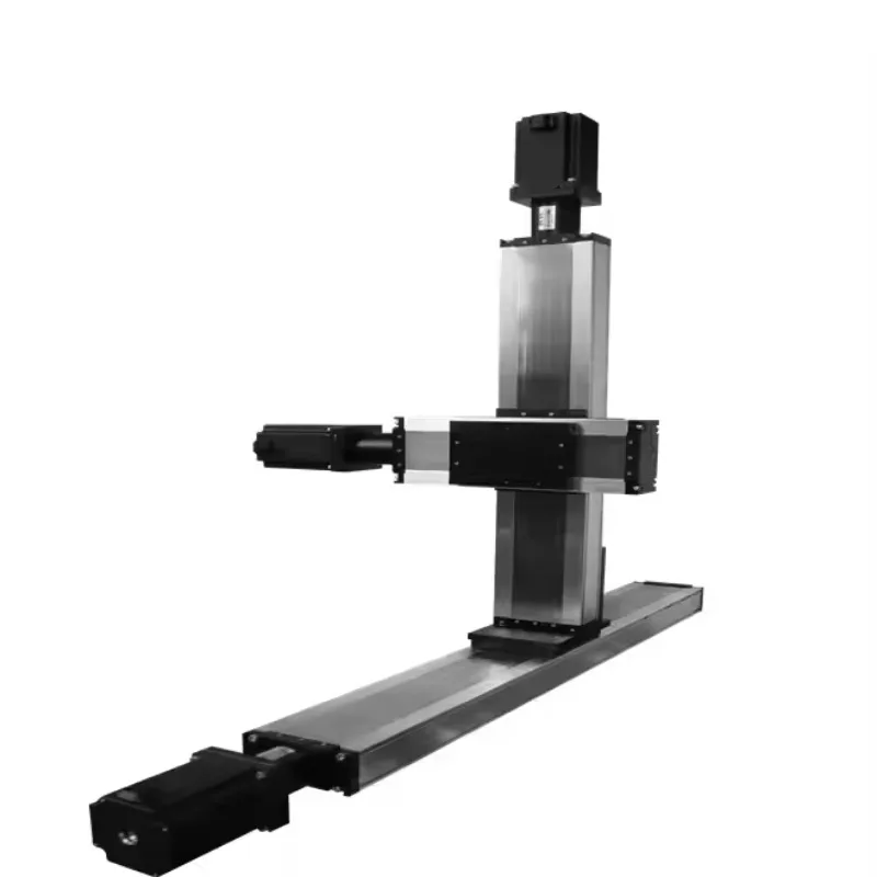 Umot atacado sistema de movimento linear guia de trilho linear vertical mesa xyz sistema de pórtico de estágio de 3 eixos para equipamentos de comunicação