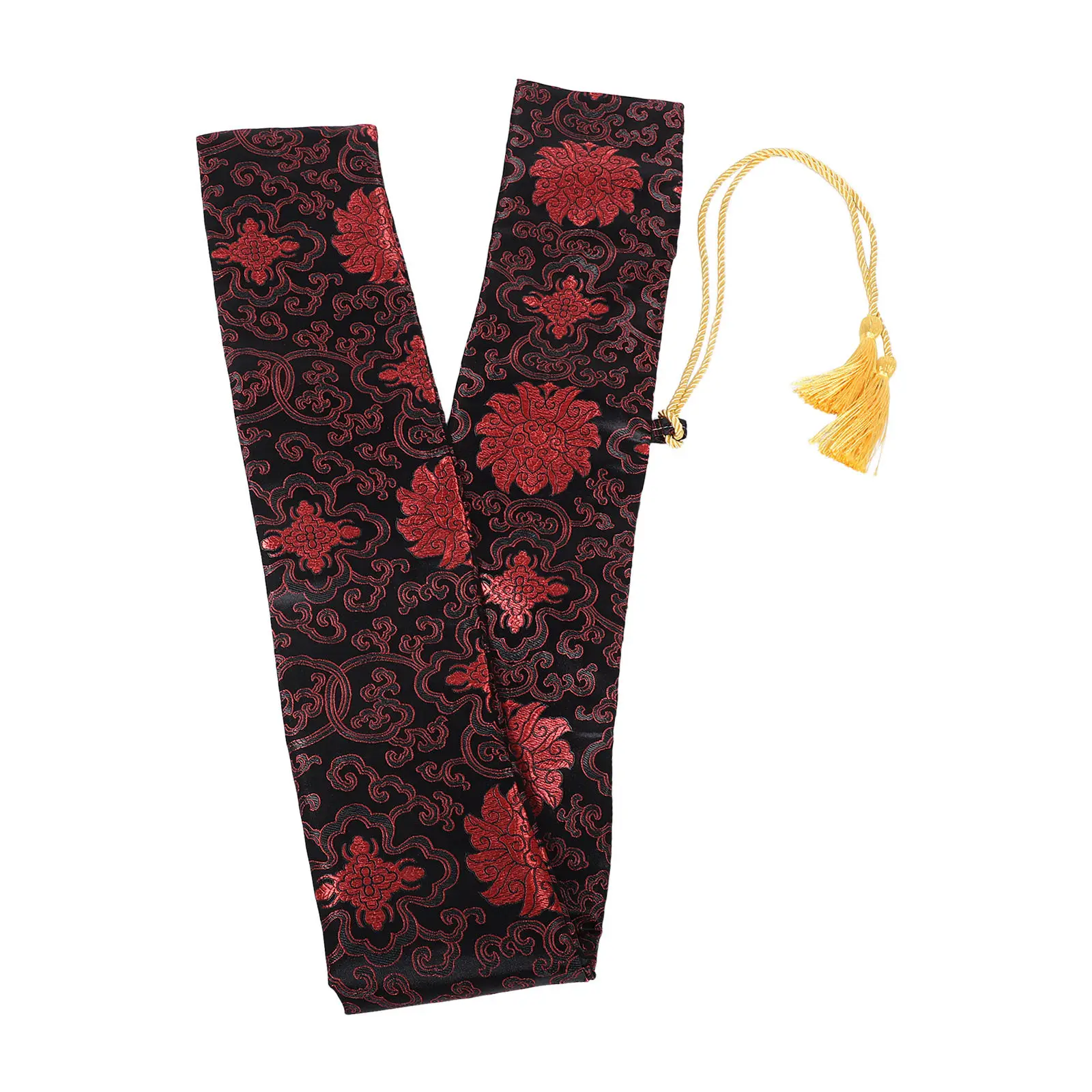 

Чехол для меча тай-чи 53 дюйма, портативный, шелковый, с кисточкой, для хранения и безопасной транспортировки снаряжения для боевых искусств