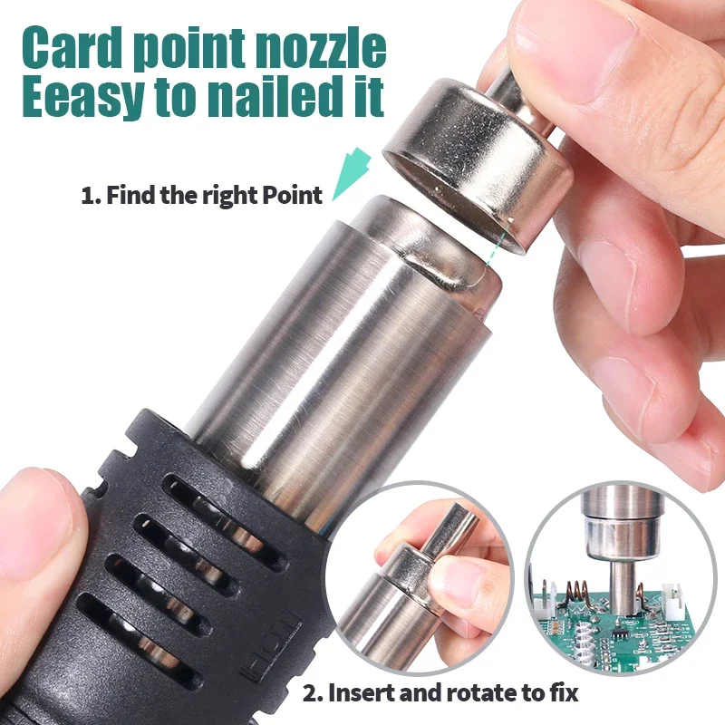 YIHUA 8786D 110V 220V Hot Air Soldering Station Soldering Iron Station Double Panel Circuit LED Rework Station
