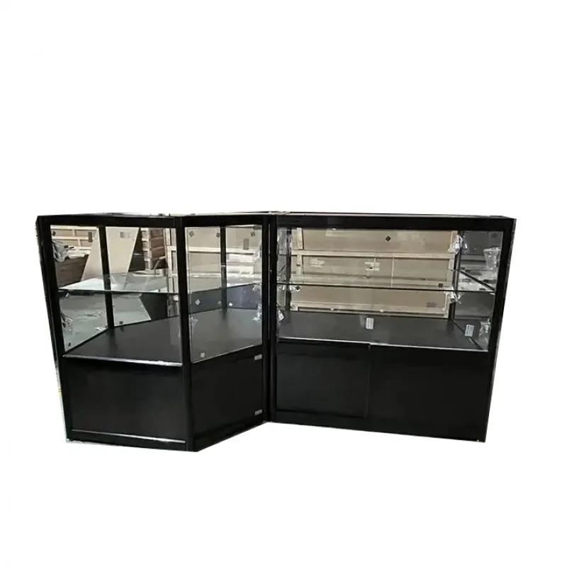 Custom. vitrine display modern jewelry showcase glass jewelry display cabinet furniture for jewelry shop