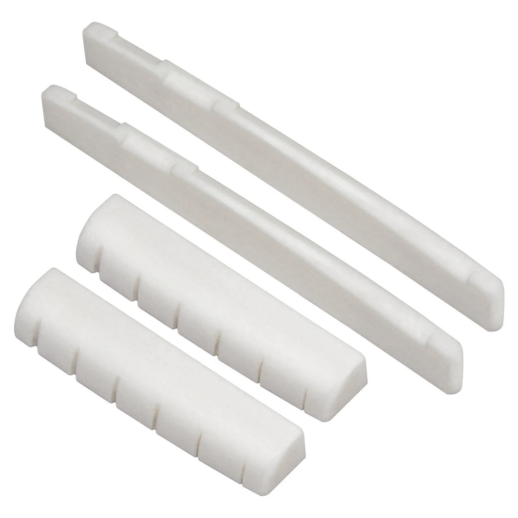 

B93B-32 Sets Of 64Pcs 6 String Acoustic Guitar Bone Bridge Saddle And Nut Made Of Real Bone