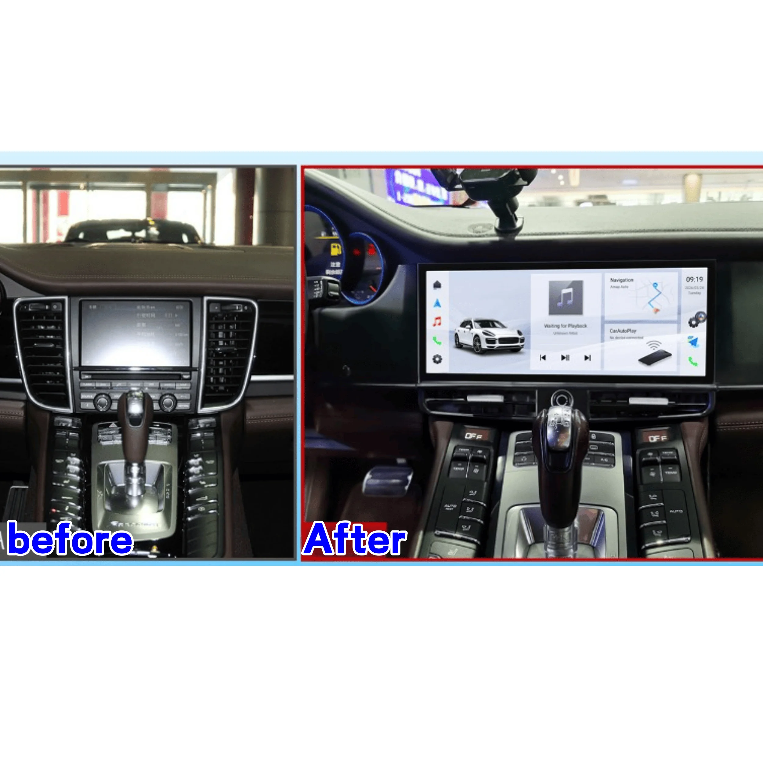 For Porsche Panamera 2010-2016 Upgraded Interactive 12.3” Screen Intelligent System Navigation GPS Car Multimedia Player CarPlay