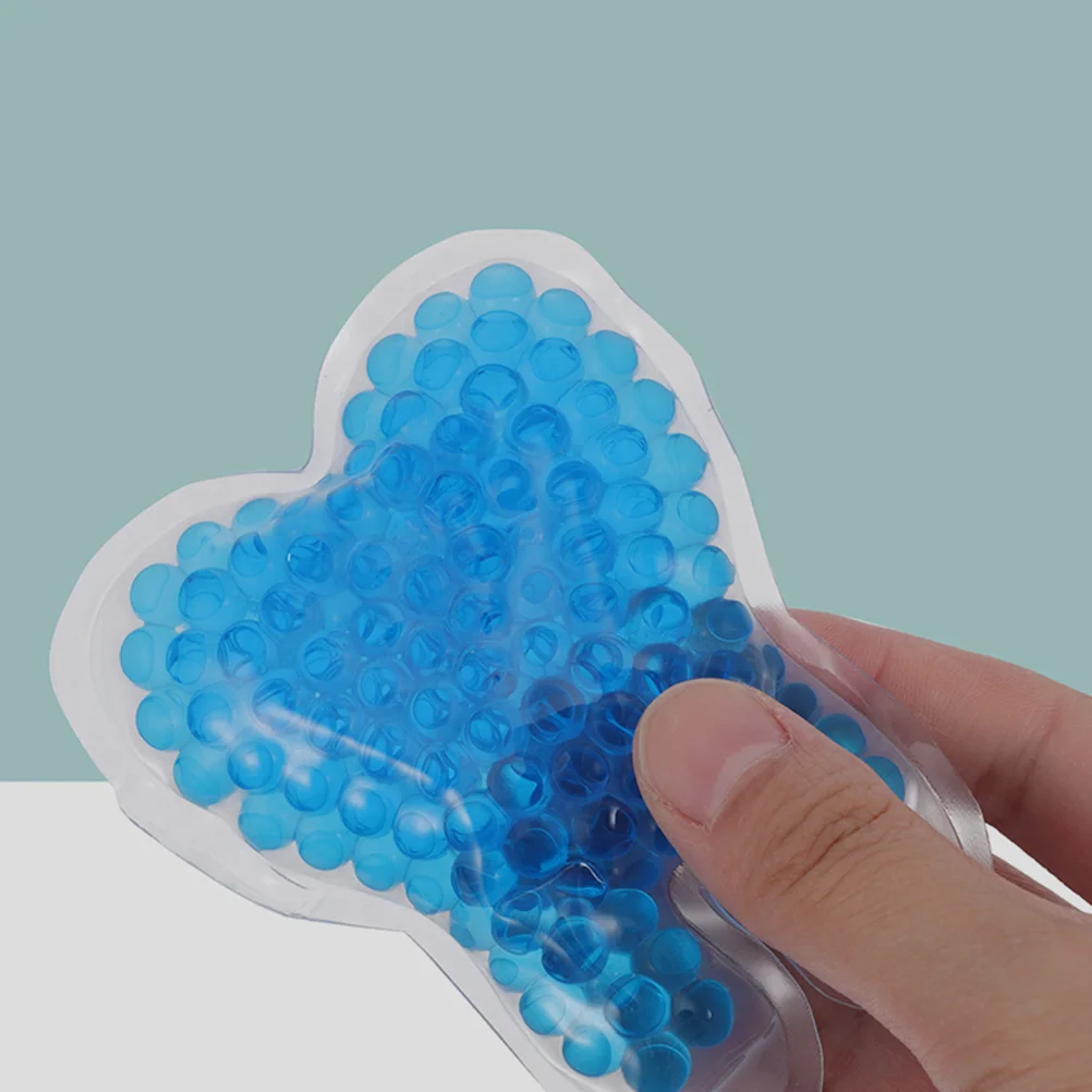 4 pezzi Gel Ice Pack lesioni cura impacco di ghiaccio impacco di ghiaccio colorato per adulti Gel a forma di dente impacco di ghiaccio portatile raffreddamento casa dentale