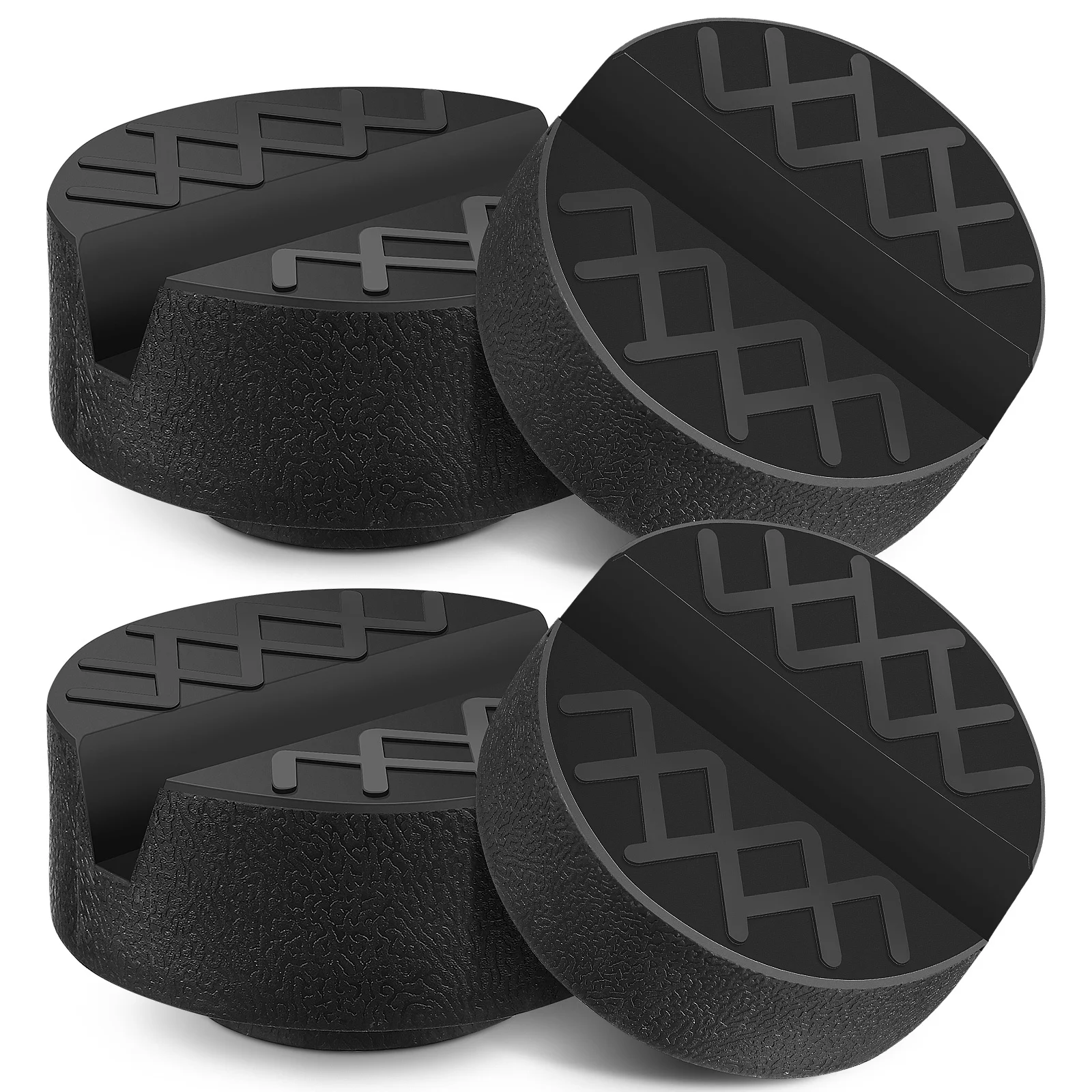 4 قطع وسادات حامل جاك وسادة مطاطية مضادة للانزلاق شديدة التحمل وسادة رافعة أرضية متوافقة مع السيارة للسيارات