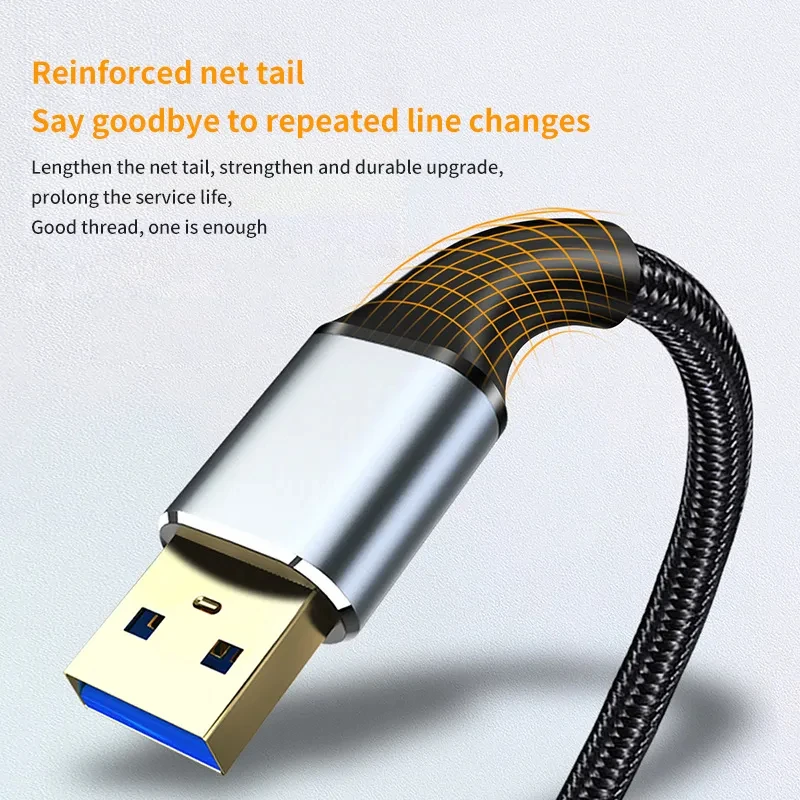 USB Extension Cable USB 3.0 Cable 5Gbps USB3.0 Extender Cord for Smart TV PS4 PS3 Xbox One SSD Laptop Extension Data Cable