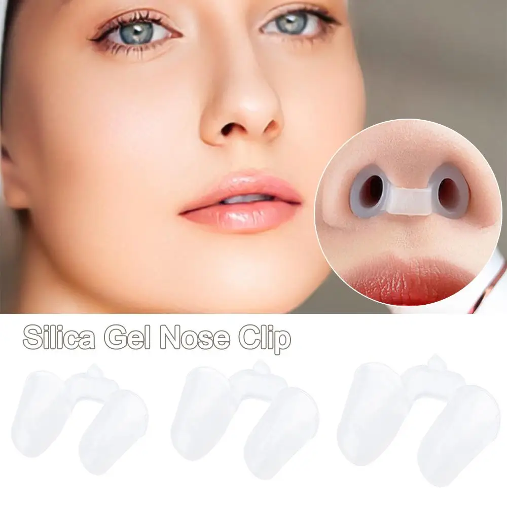 Postoperative Silikagel-Nasenklammer zur Rhinoplastik, Transparente Nasenlöcher-Unterstützung, Silikon-Formung zur Korrektur von krummer Nase