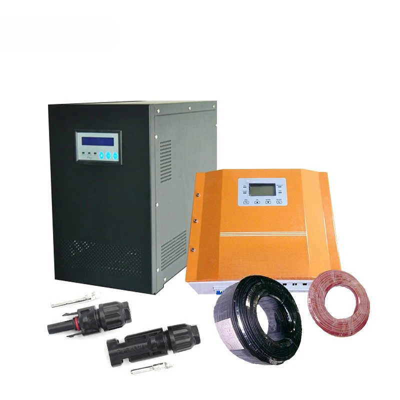 Complete 5KW 10KWH Solar Power System Off Grid Lithium Battery Home