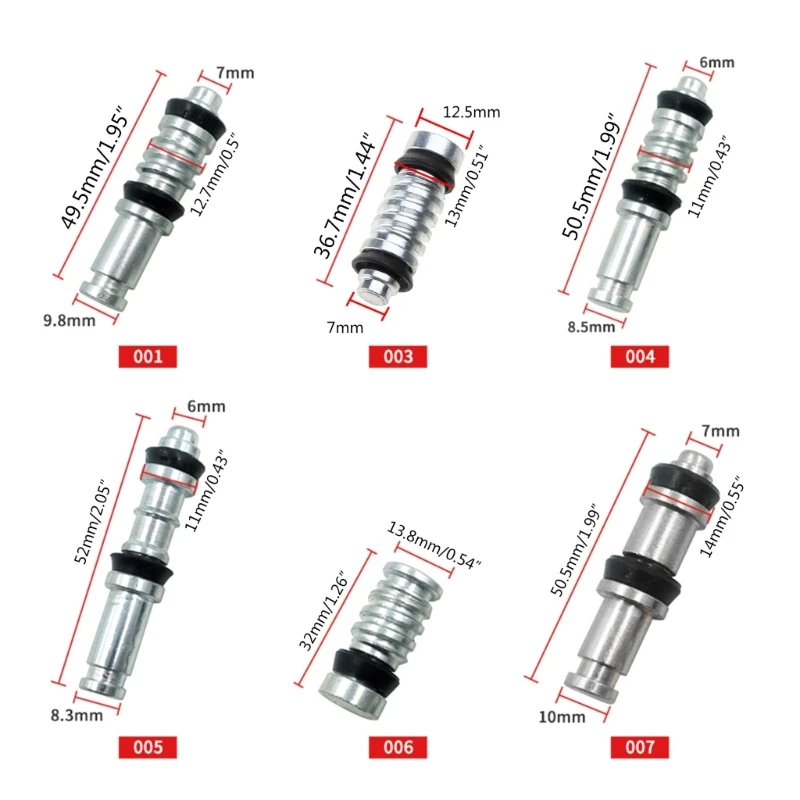 12.7mm 11mm 14mm Motorcycle Clutch Brake Pump Piston Plunger Repair Kits Master Cylinder Piston Rigs Repair Accessories