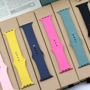 애플 워치 밴드용 실리콘 스트랩 팔찌, iWatch 시리즈 울트라 2 SE 9 8 7 6 5 4 3, 44mm, 45mm, 45mm, 41mm, 40mm, 49mm, 42mm, 38mm, 44mm 