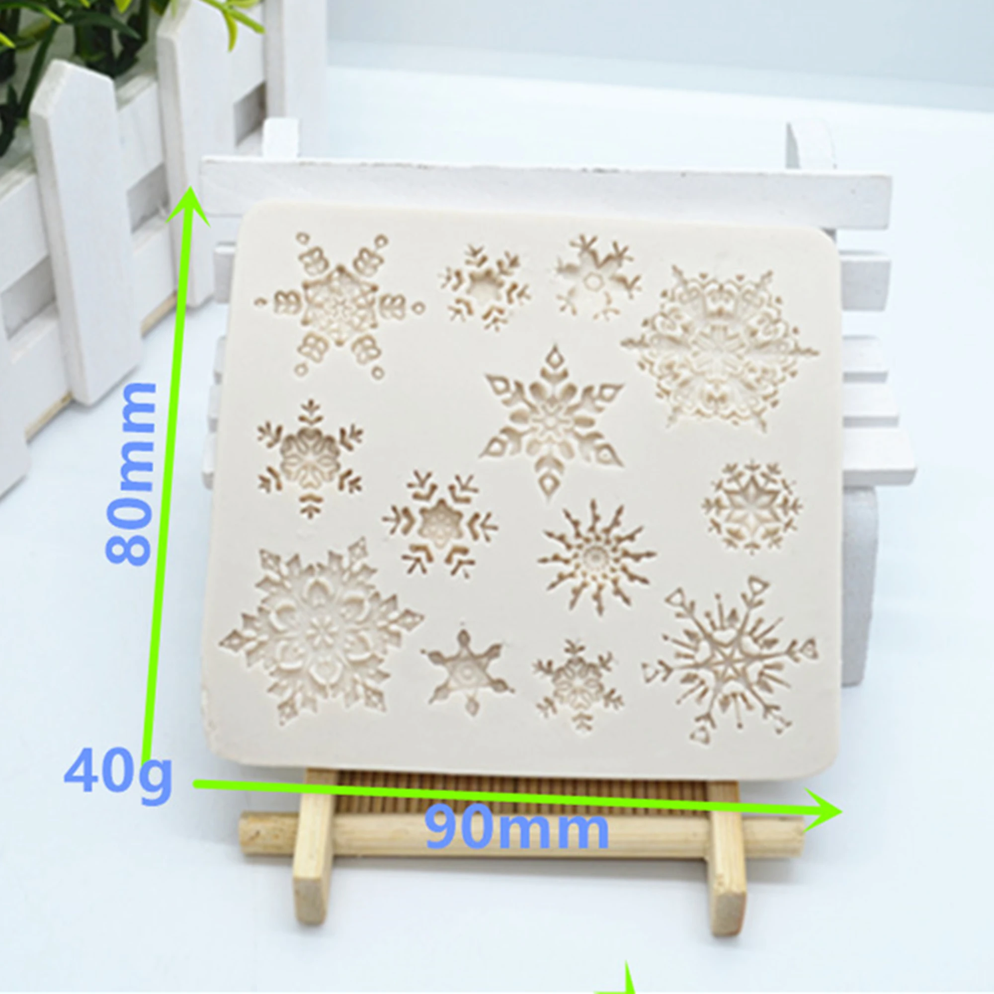 Christmas Snowflake Silicone Mold Cake Molds Fondant Molds Sugar Craft Chocolate Moulds Tools Cake Decorating Baking Accessories