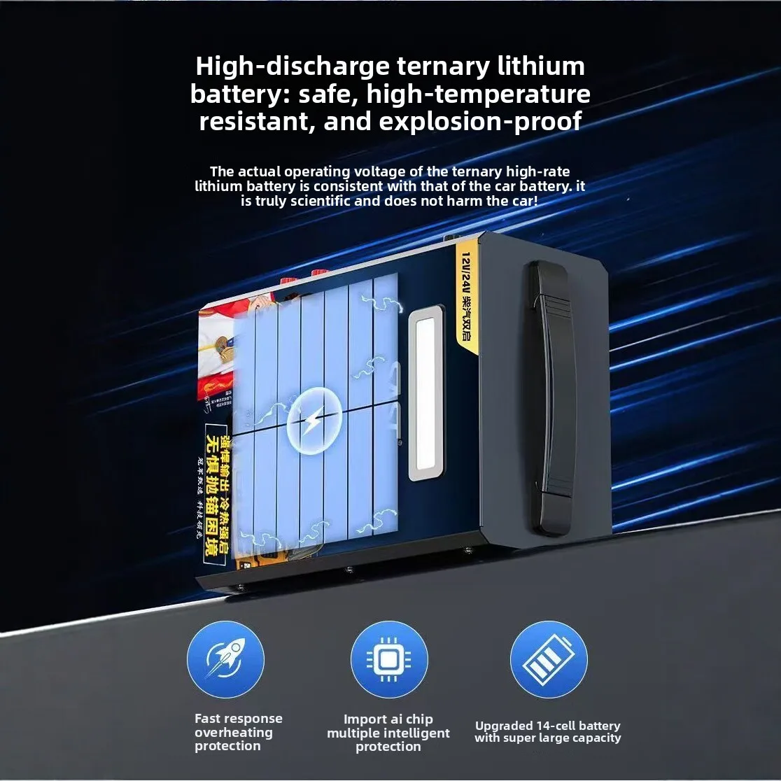 Battery Power Bank 5000A for Car Jump Starter Portable Emergency Booster 12V/24V 140000mah Auto Starting Device Petrol Diesel