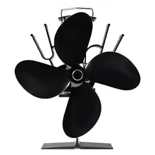 4 Blade Heat Powered Fireplace Fan #4