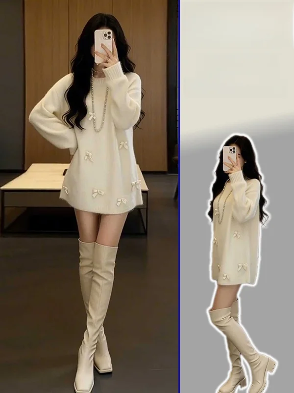 

Женская трикотажная юбка больших размеров с завязками, свободного кроя, комфортная, повседневная, весенняя, мягкая, с эффектом похудения, с высокой талией