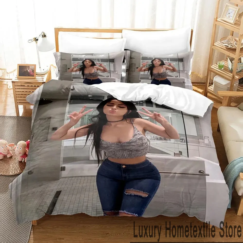 Sexy Girl SSSniperWolf Bedding Set,Duvet Cover Comforter Bed Set Quilt Cover Pillowcase,King Queen Twin Size Boys Girls Adults