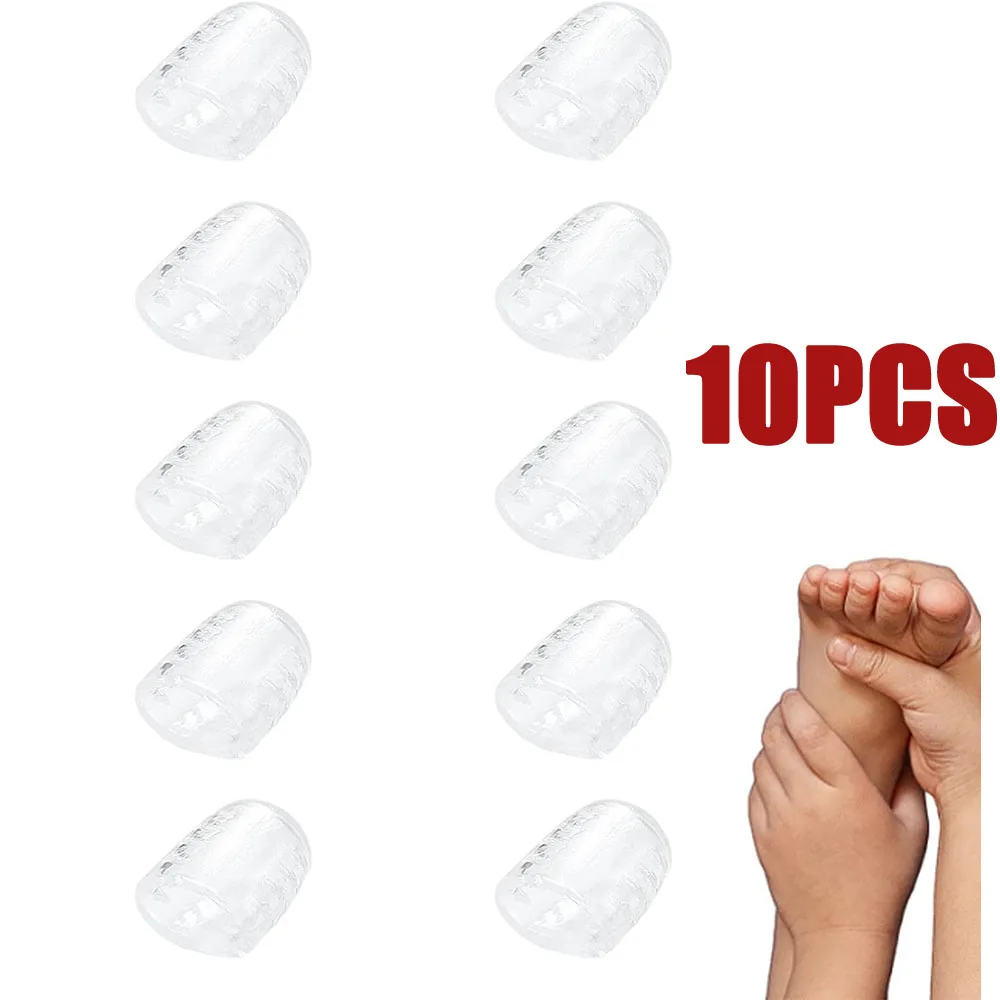 

3-10pcs Silicone Toe Caps Protectors Anti-Friction Breathable Toe Cover Prevent Blister Bunion Corrector Foot Care Pedicure Tool