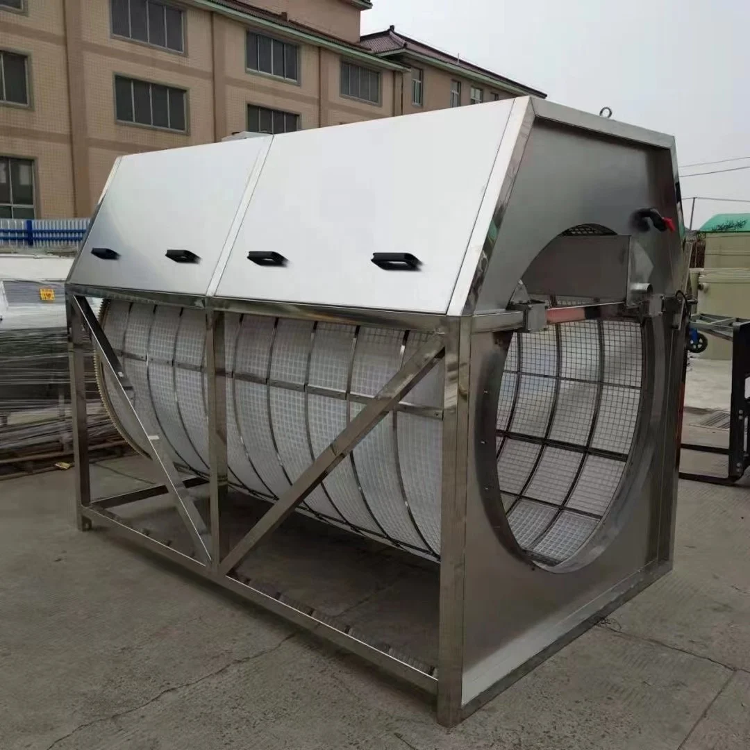 معدات الزراعة الفولاذ المقاوم للصدأ طبل FilterRAS نظام الروبيان المياه العذبة