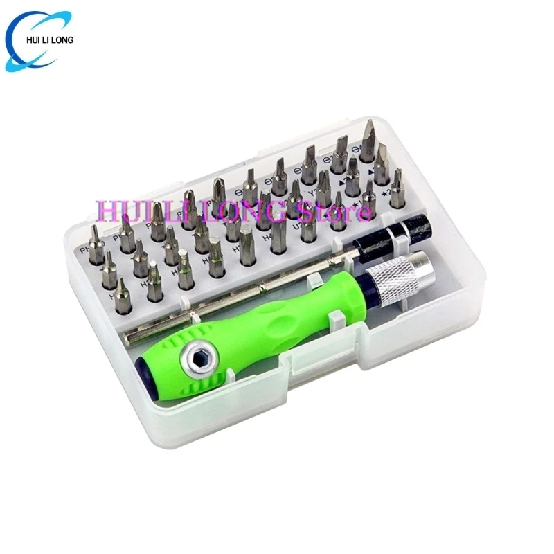 32 in 1  Screwdriver Set Precision Magnetic bit Screw drivers Handle Kits Phone PC Repair Hand Tools for IPhone Watch Camera