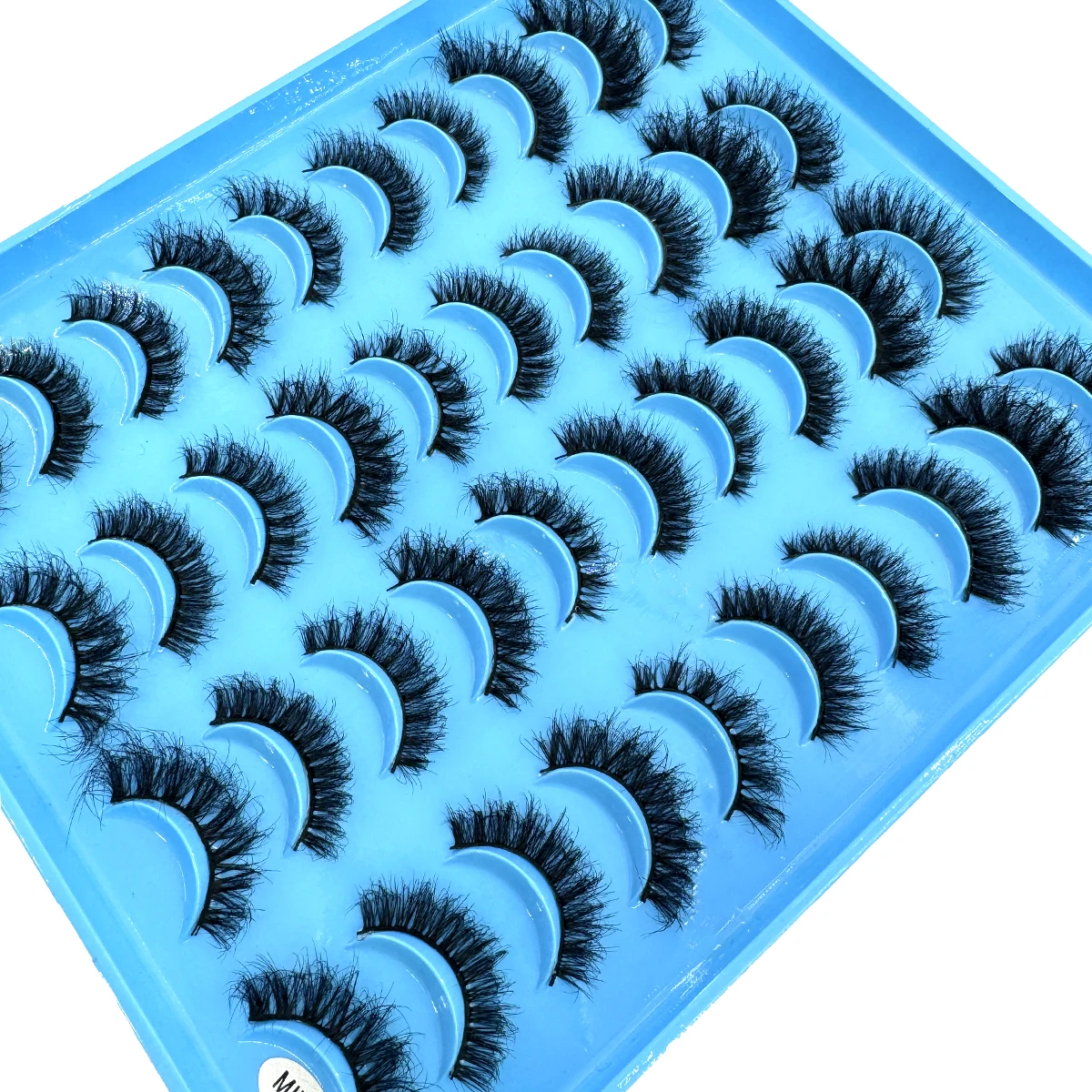 新しい 20 ペアナチュラルロングミックススタイルミンクつけまつげメイクアップキットミンクまつげエクステンションまつげ短いまつげ