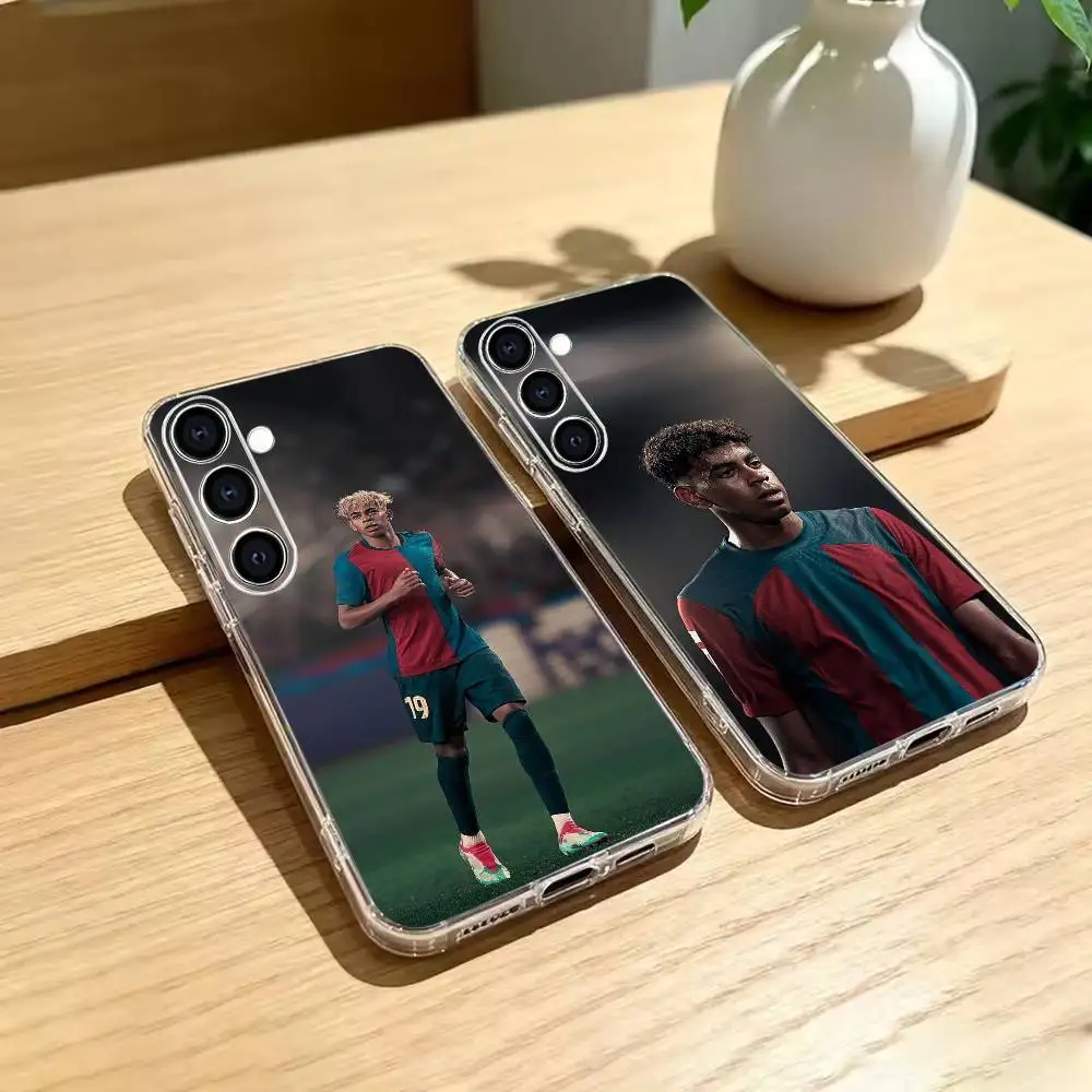 F-Footballs Prodigy Y-amal  Phone Case For Transparent Soft TPU Case Samsung A73,A72,A70,A71,A53,A52,A51
