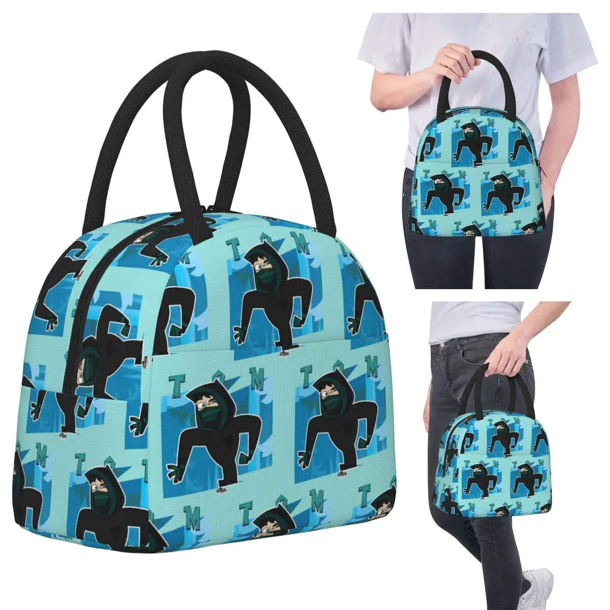 

Adventure Camp Tom Insulated Lunch Bag for Kids School Cooler Thermal Food Box Tote Leakproof Lunch Boxes Container