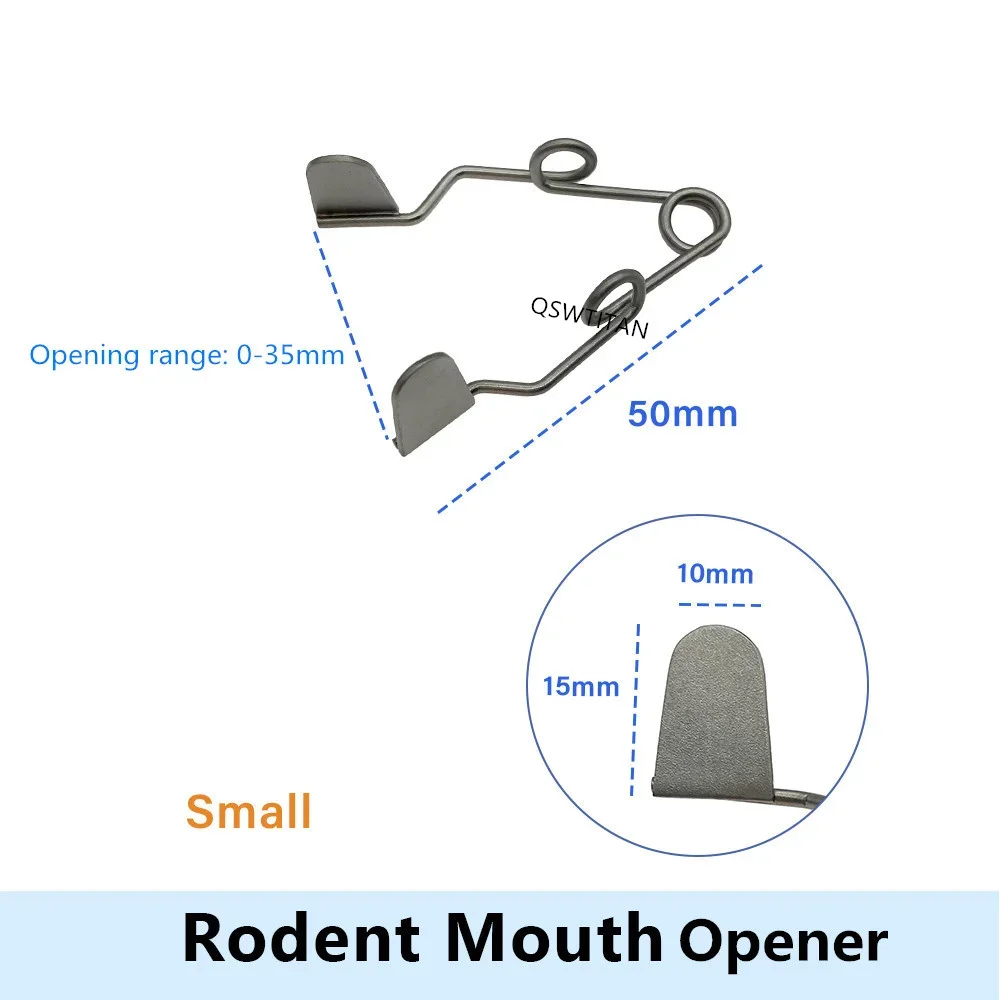 Rabbit Cat Rodent Mouse Rat Mouth Opener Speculums  Stainless Steel Dentistry Instrument Pet Clinc 1pc