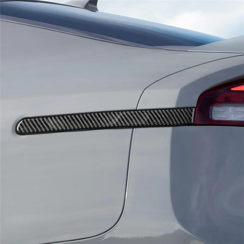 

Superior-Carbon Fiber Rear Light Emblems Side Lamp Stripes Trim For Kia Stinger 2018-2023 Car Decoration Accessories Sticker