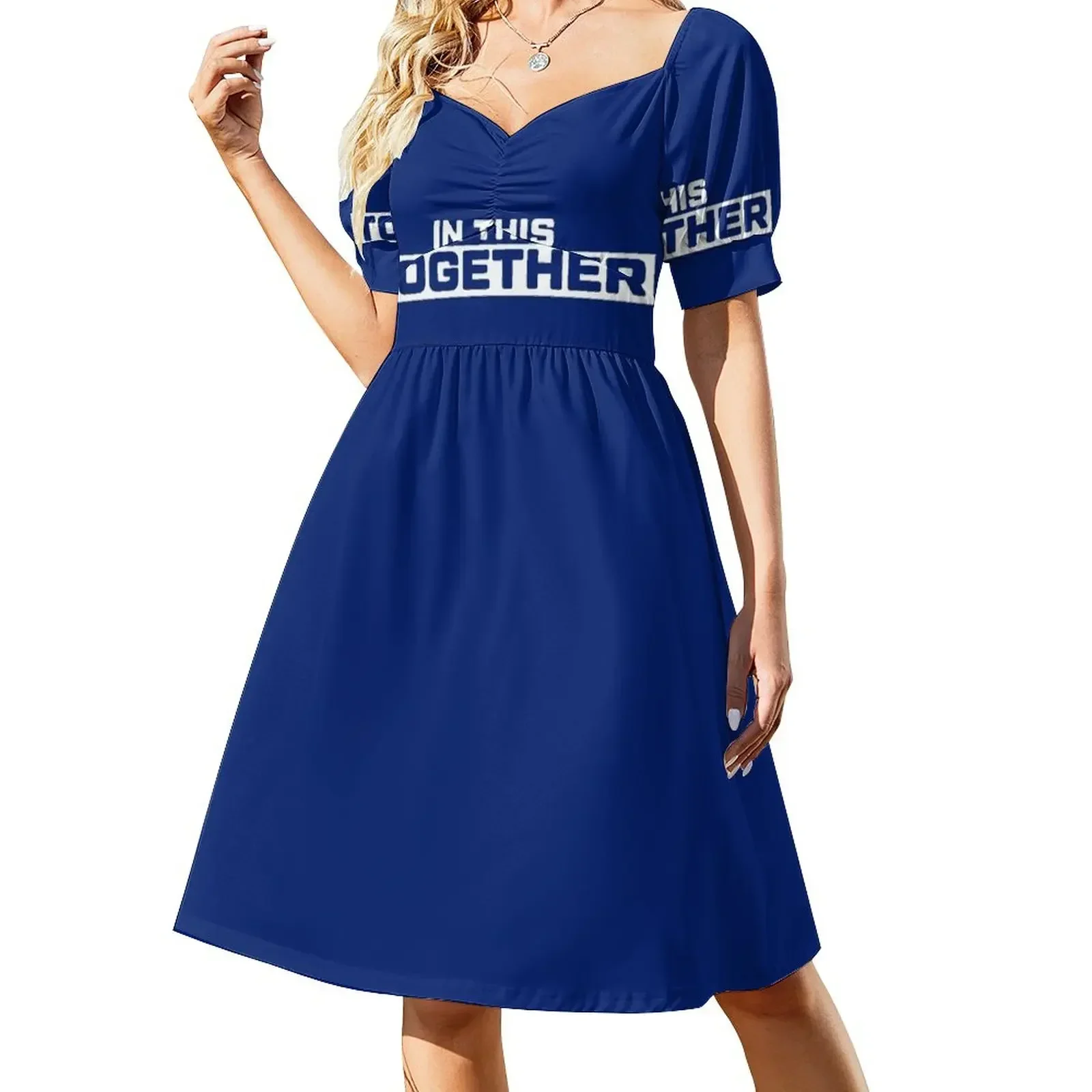 

In this together Short-Sleeved Dress party dresses woman clothes Dress