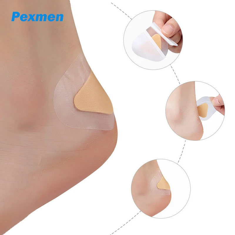 

Pexmen1/2/4/8Pcs Heel Protection Sticker Foot Care Patch Waterproof Anti-wear Self-Adhesiv Shoe Heel Protector Protect Skin Pads