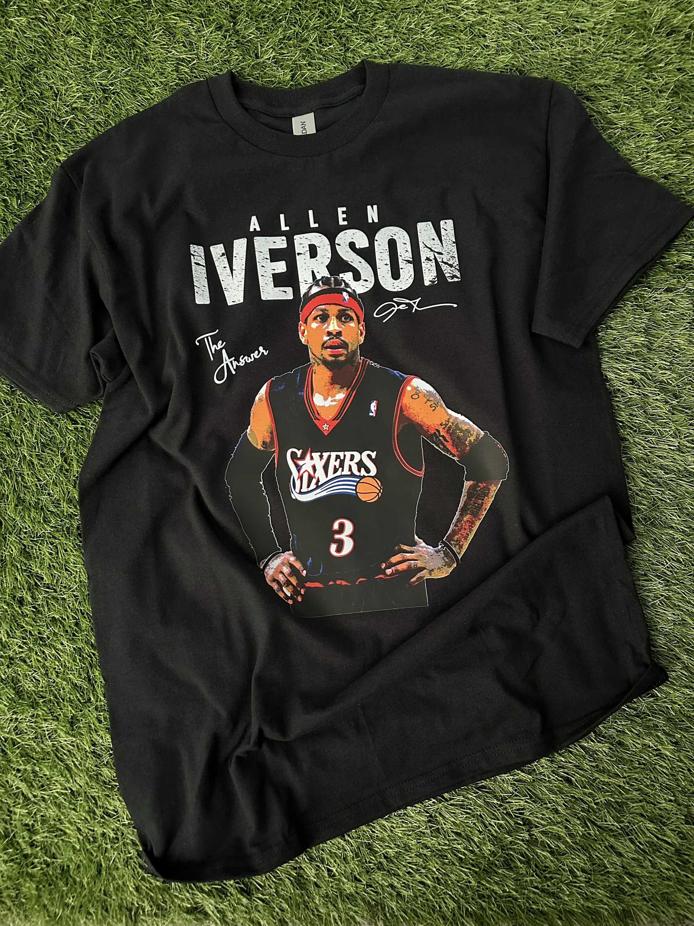 Classic Allen Iverson Black Tshirt