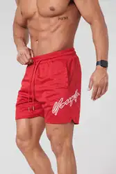 Men's Summer new men's shorts sports fitness casual beach pants outdoor running training shorts.