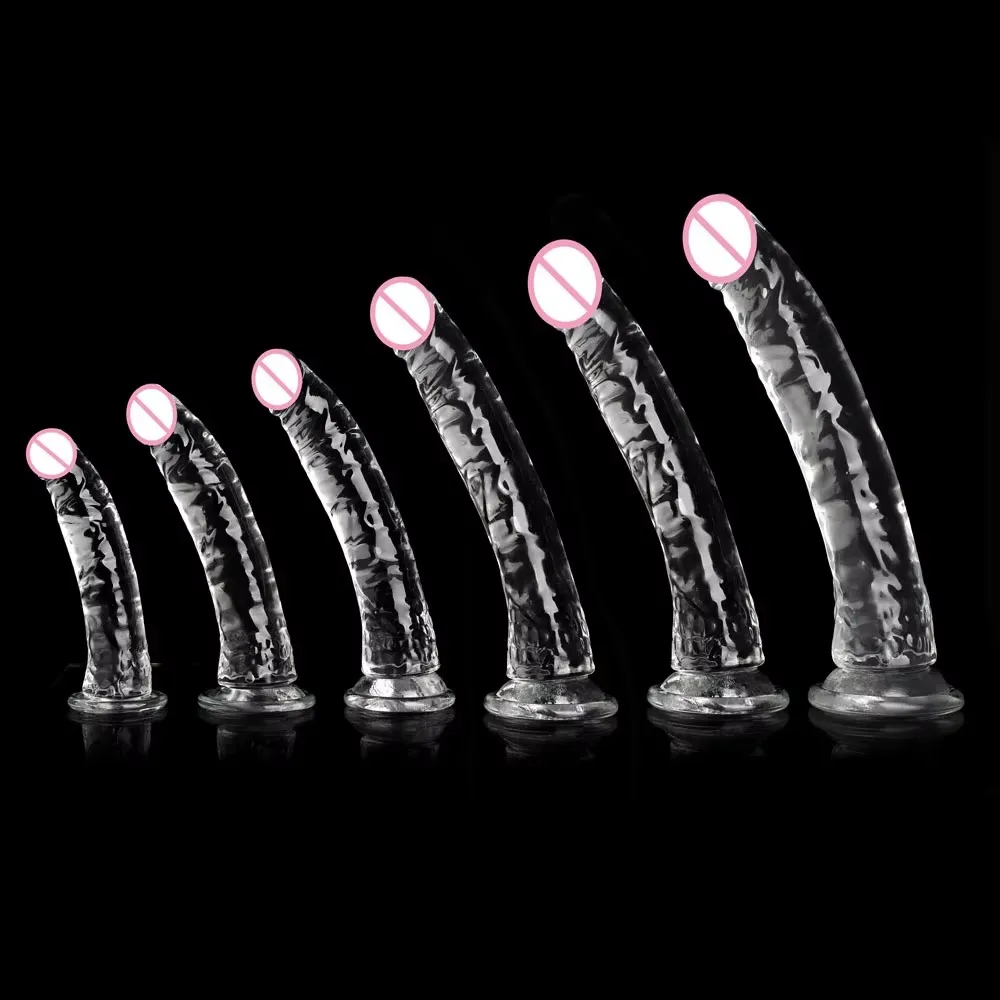 XXXL Jelly Dildo Realistic Penis Suction Cup Dildo Big Dick Female Masturbator Clitoral Stimulator Lesbian Sex Toys For Women view 3