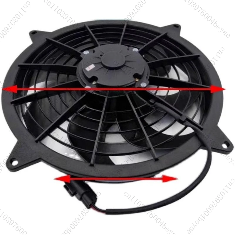Bus Air Conditioning Condenser Fan Electronic Cooling Fan 261 Blowing And Suction 12V 24V