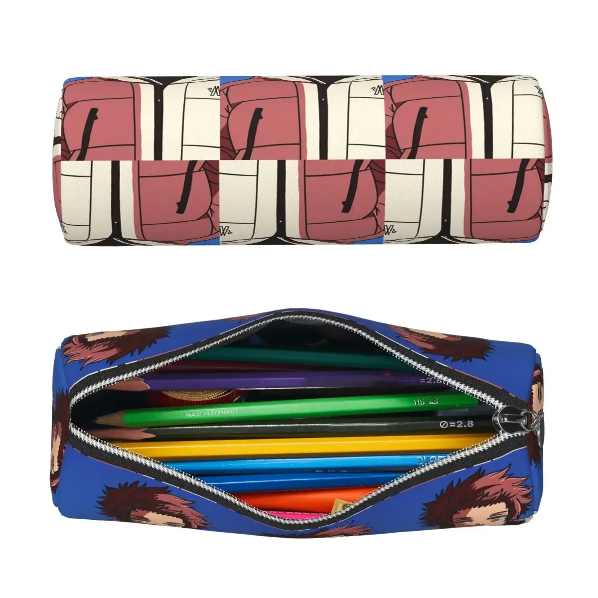 Itoshi Sae Blue Lock Being A Model Pencil Case for Students Gifts Cylinder Pen Box Pencil Bag Pencil Pouch