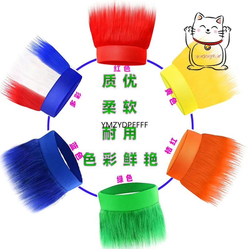 Adereços para performance de festa de Halloween, faixas de cabelo, fãs loucos, perucas, adereços, fantasias, suprimentos de aniversário de concerto