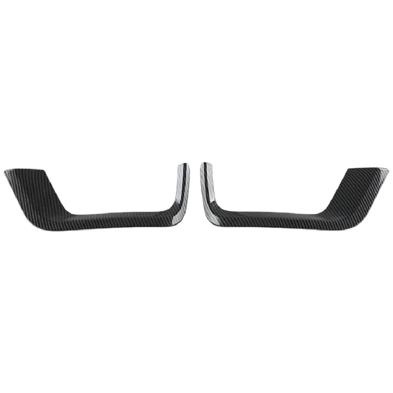 

M93K-Car Carbon Fiber Style Front Fog Light Frame Protection Lamp Cover Trim For Toyota Land Cruiser LC300 2022 2023