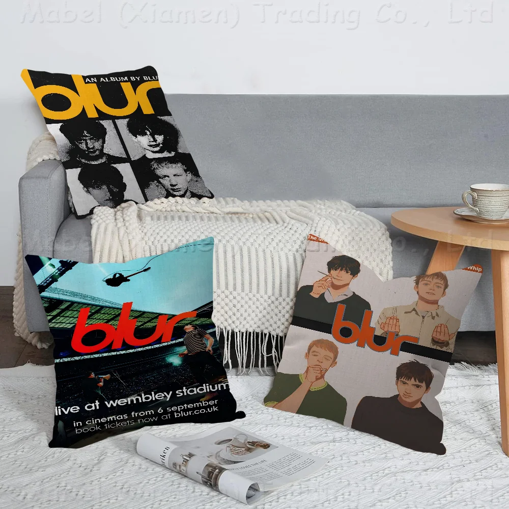 Band Musik Rapper B-Blur Maple Design Cushion Cover Happy Autumn Harvest Decor Holiday Decorati Pillow Cover