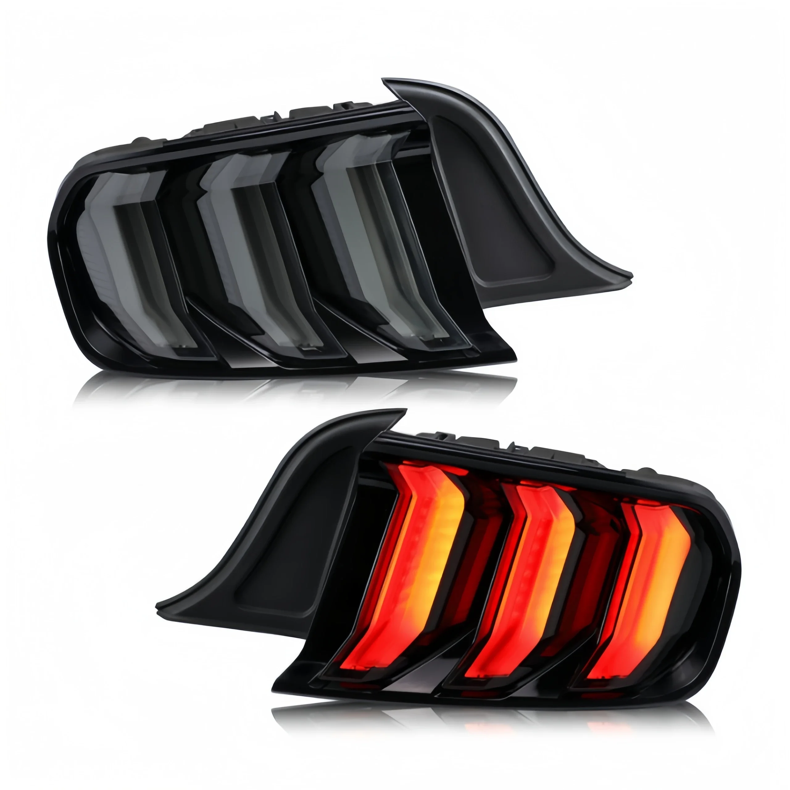 High quality modified tail light assembly suitable for 15-20 Ford Mustang LED streamer steering car tail light